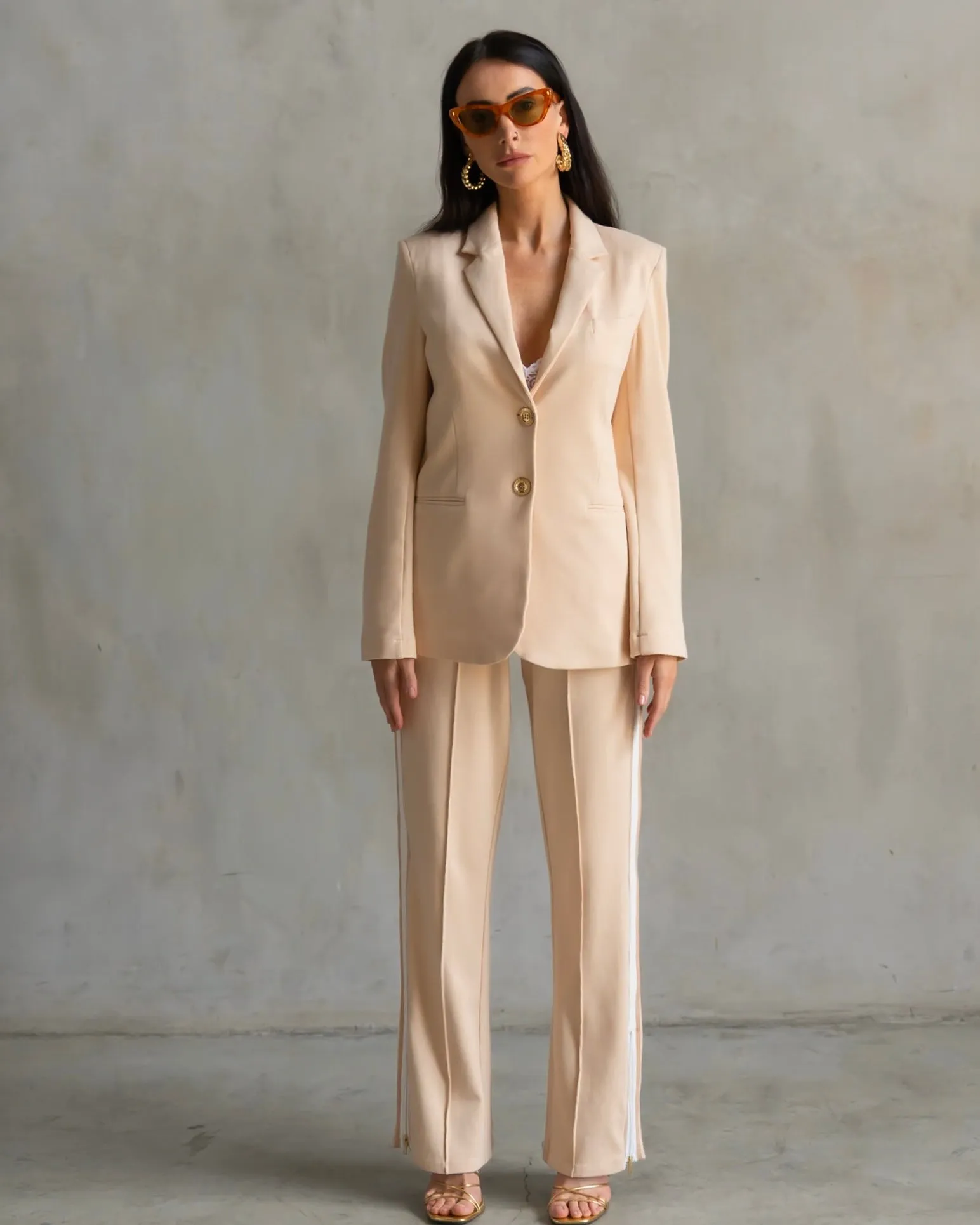 Morrison Interlock Blazer Créme