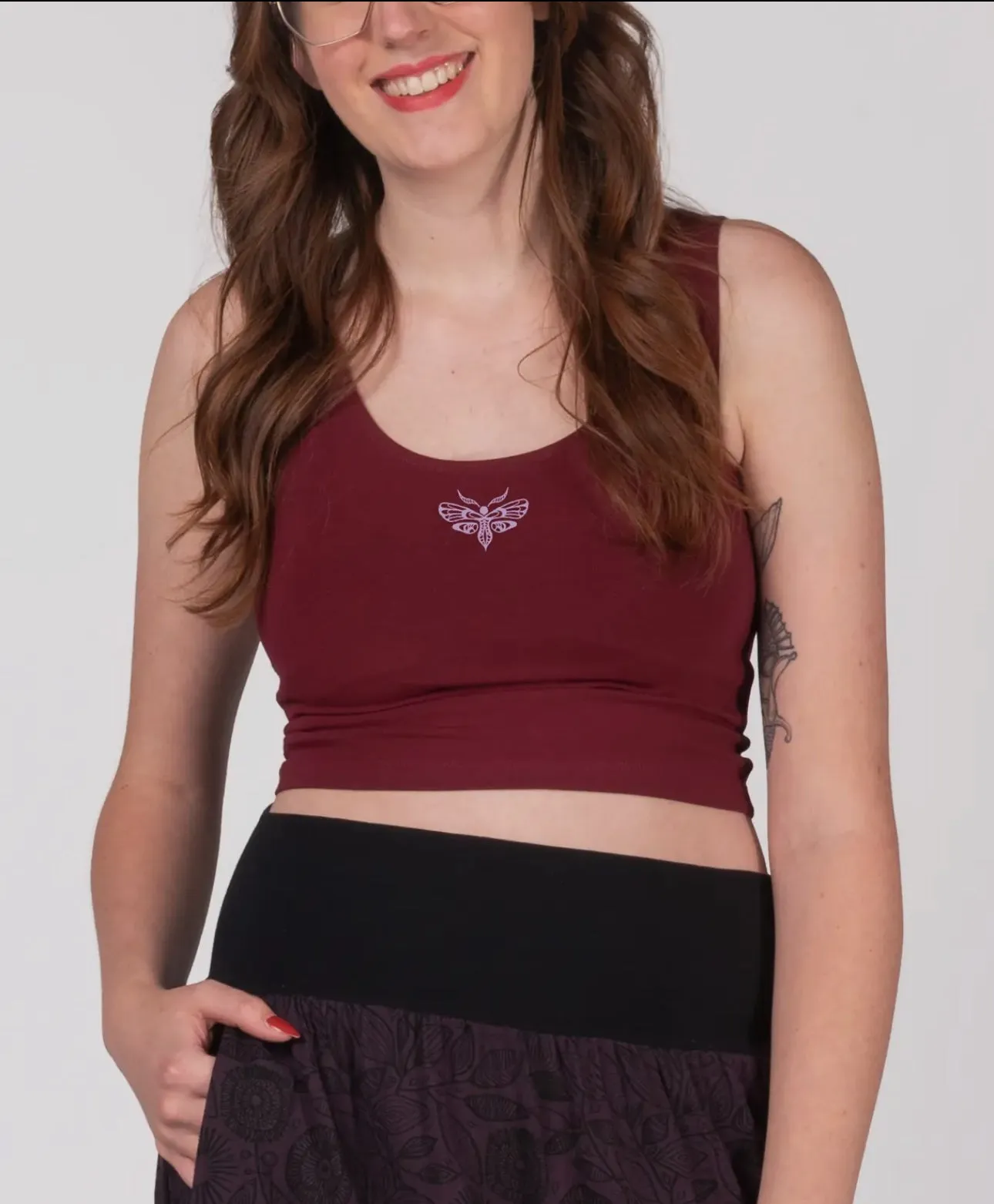 Moth Organic Cropped Tank Top