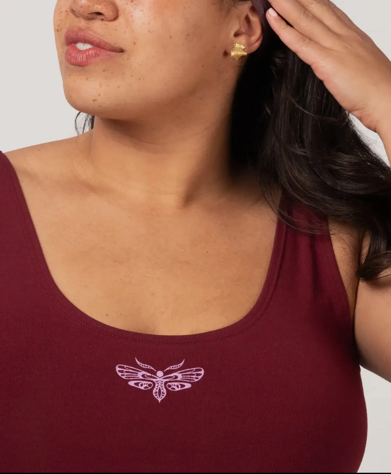 Moth Organic Cropped Tank Top