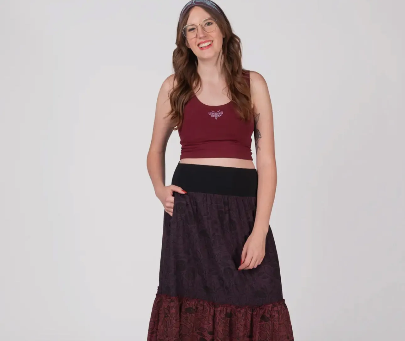 Moth Organic Cropped Tank Top