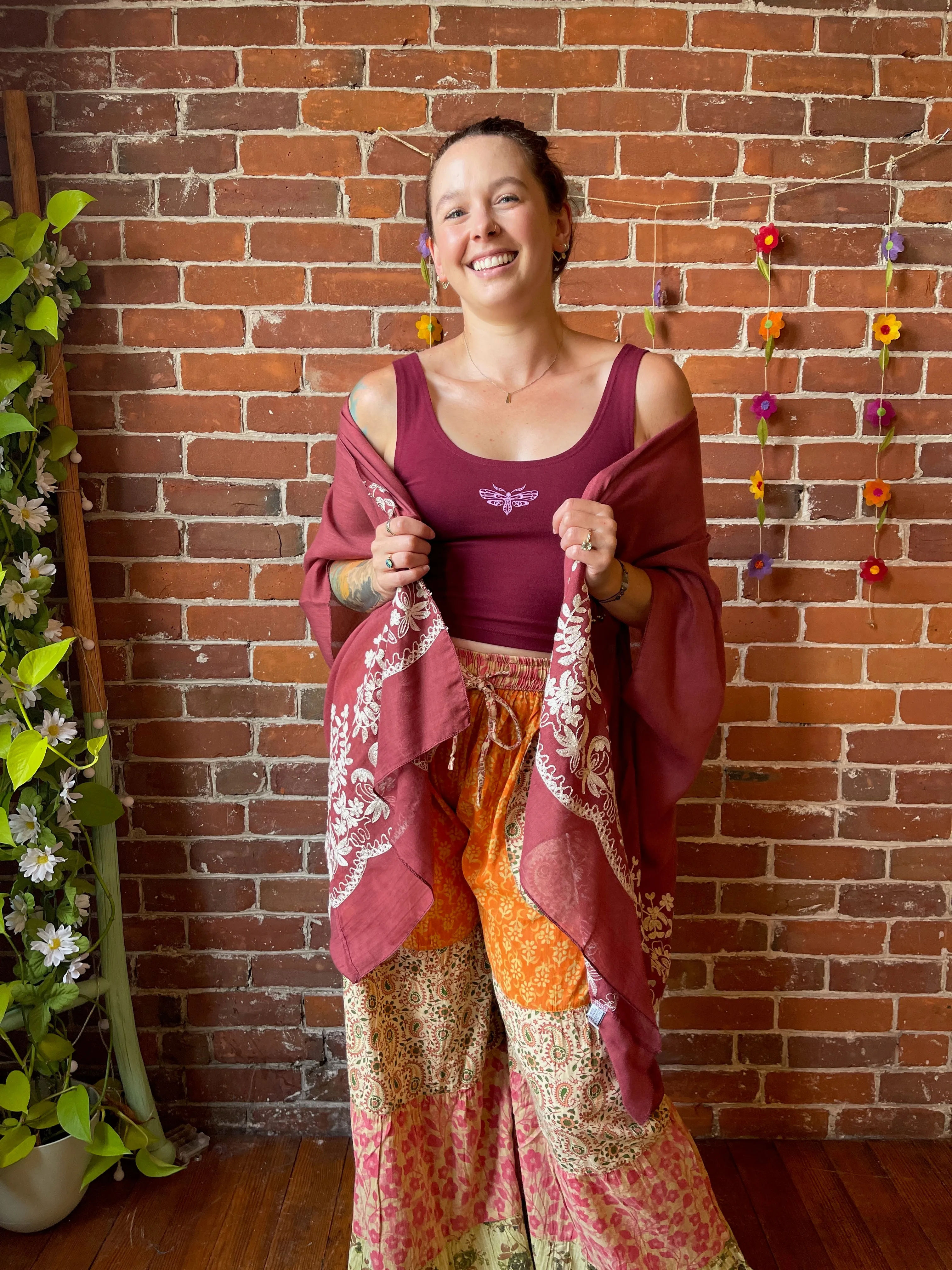 Moth Organic Cropped Tank Top