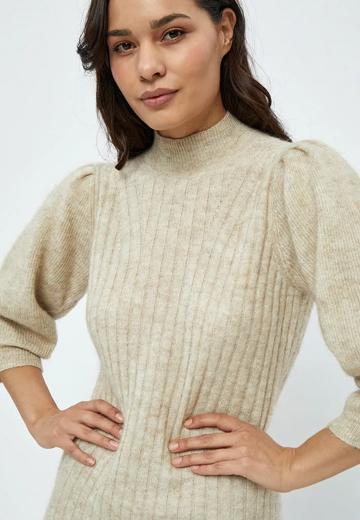 MSDitta Knit Dress - Oyster Grey Melange