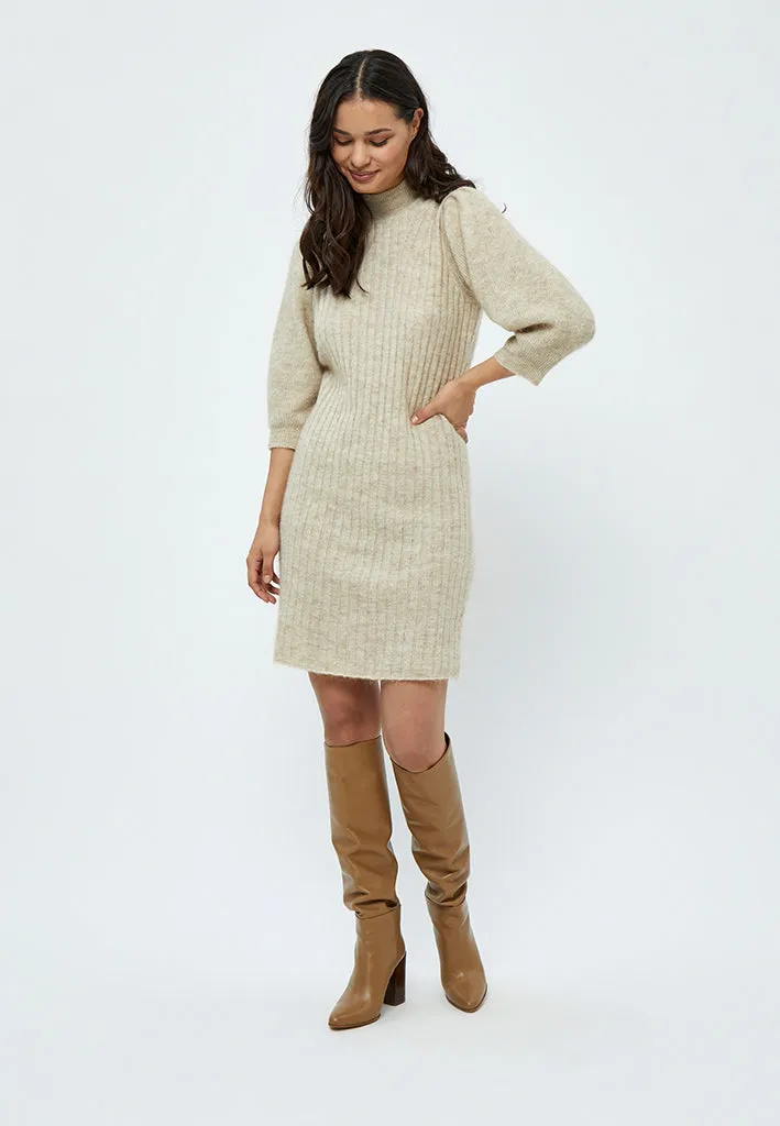 MSDitta Knit Dress - Oyster Grey Melange
