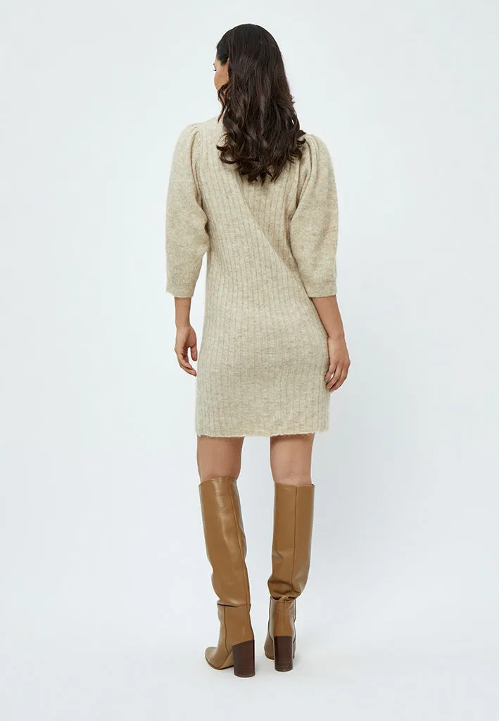 MSDitta Knit Dress - Oyster Grey Melange
