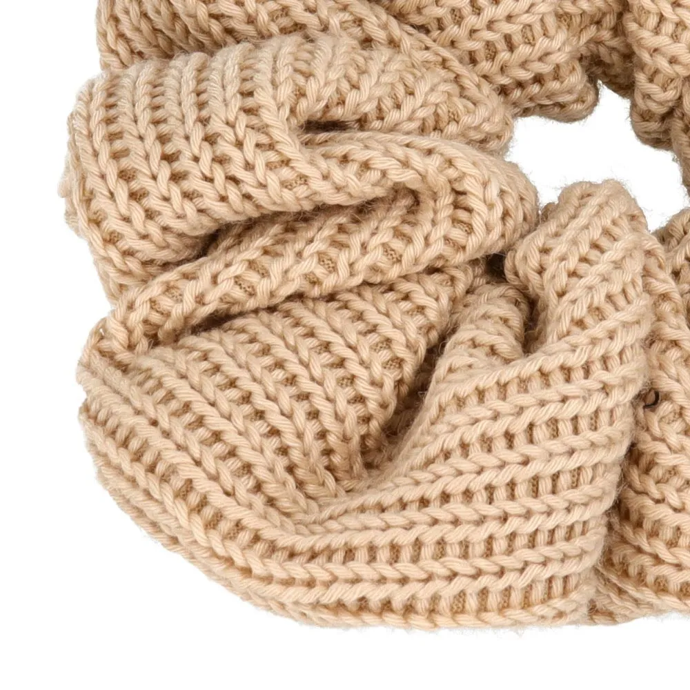 Muted Knit Scrunchie
