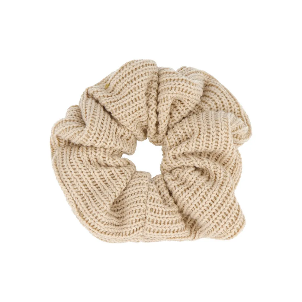 Muted Knit Scrunchie