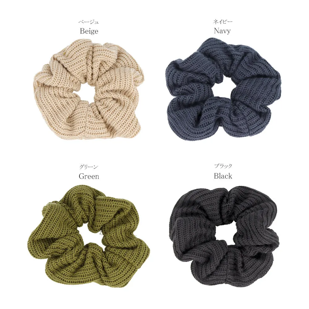 Muted Knit Scrunchie