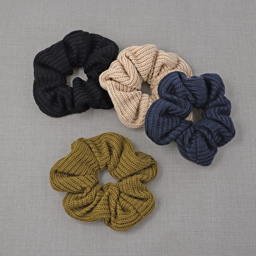 Muted Knit Scrunchie