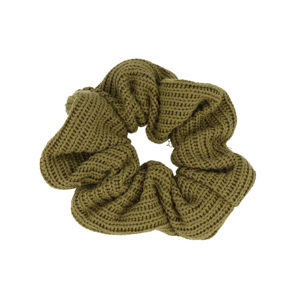 Muted Knit Scrunchie