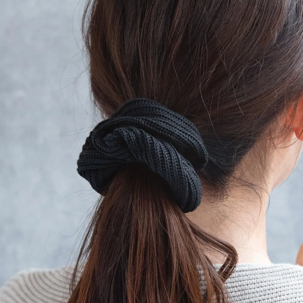 Muted Knit Scrunchie