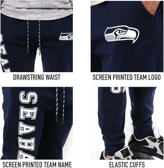 NFL Official Adults Active Super Soft Fleece Game Day Jogger Sweatpants - Unisex|Pittsburgh Steelers