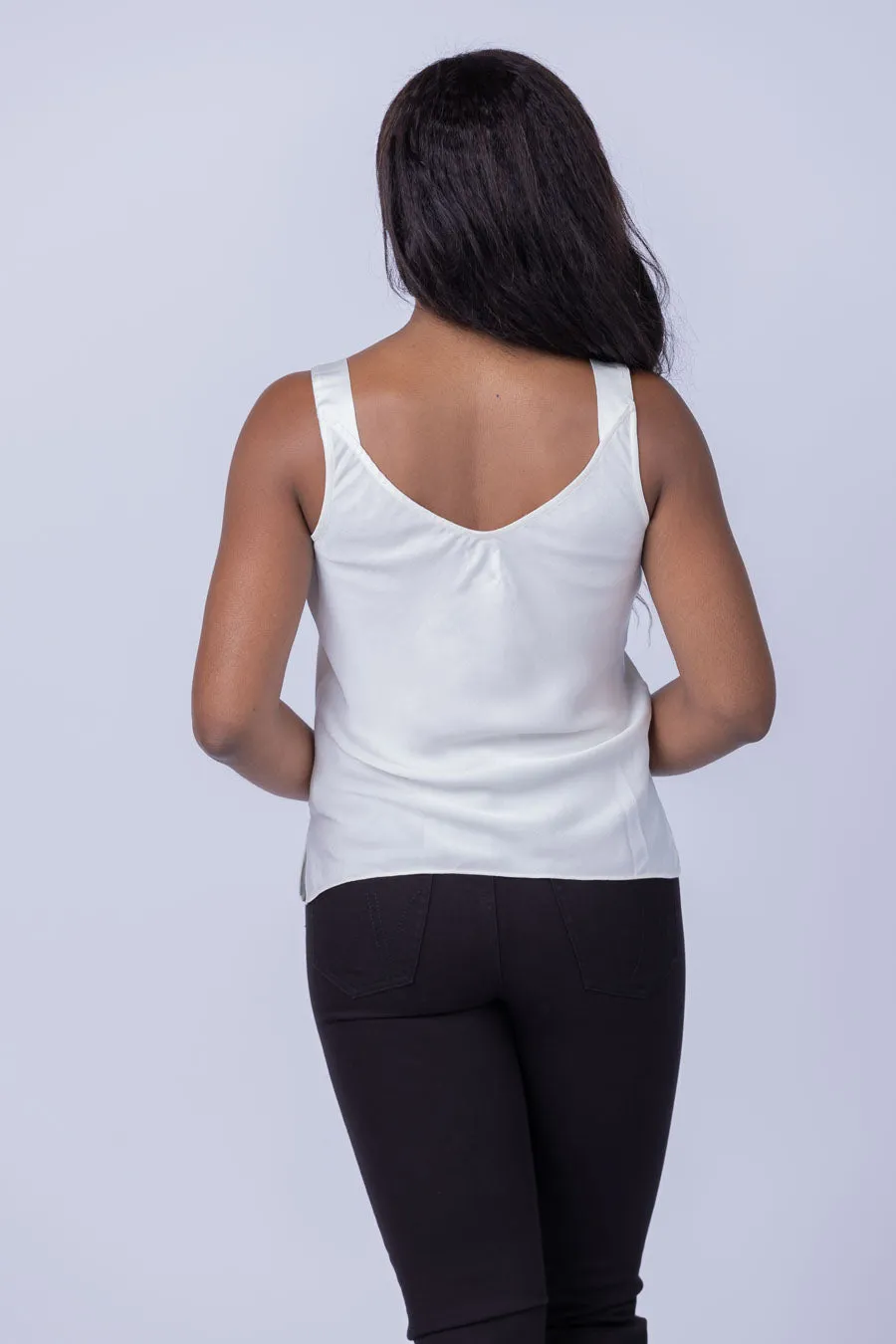 Nic Zoe Lace Cami Tank In Bone