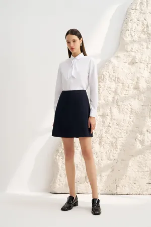 Non-Iron Soft Touch Shirt With Detachable Tie