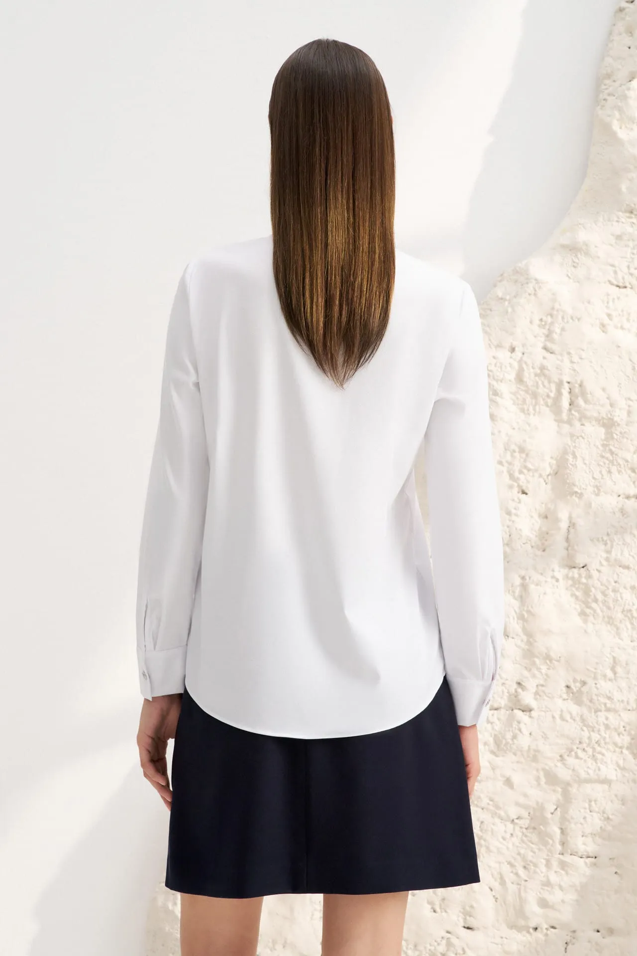 Non-Iron Soft Touch Shirt With Detachable Tie