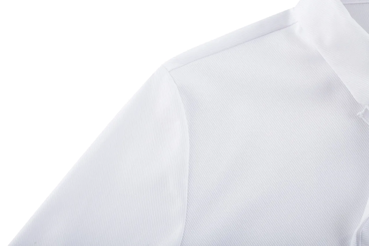 Non-Iron Soft Touch Shirt With Detachable Tie