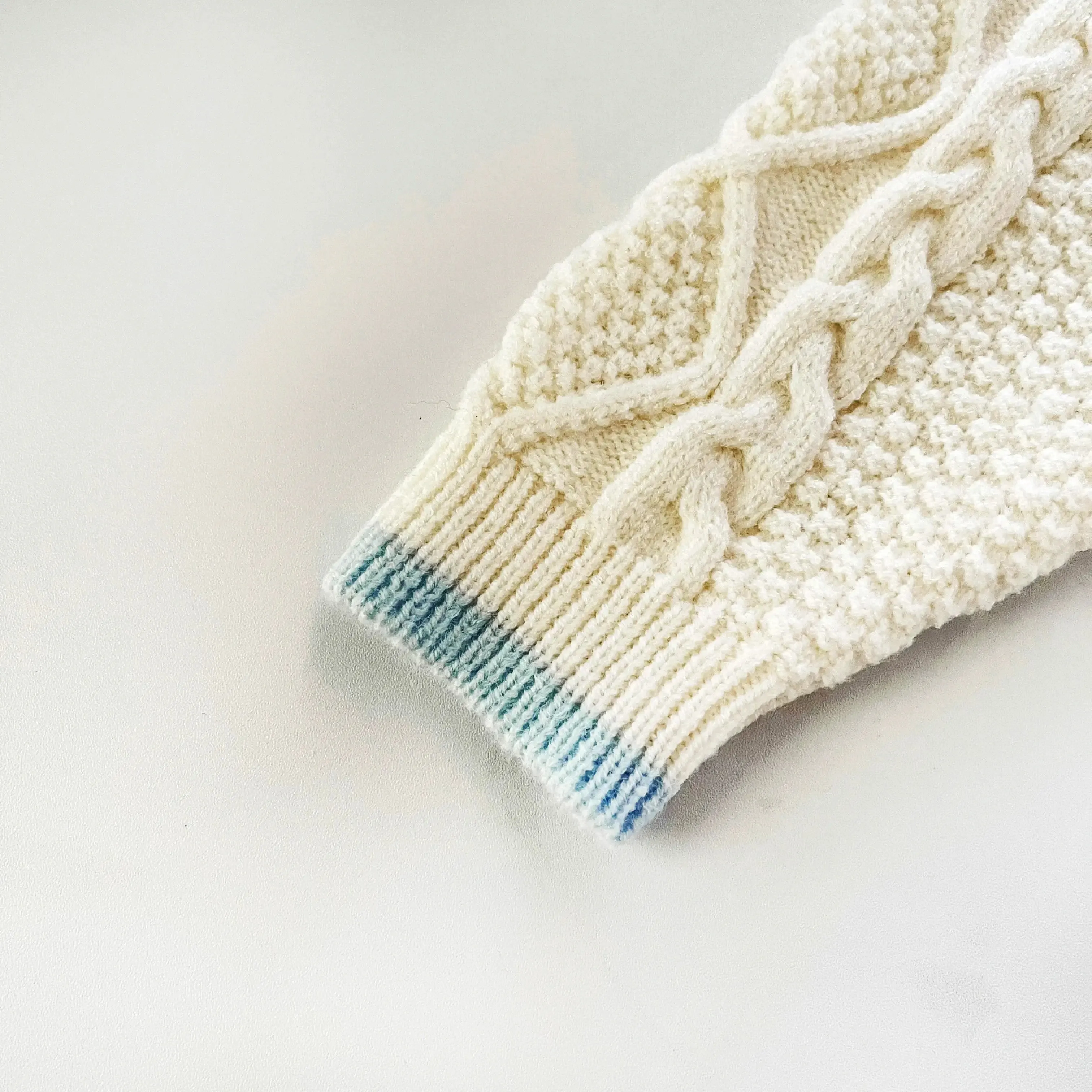 Nordic Baby Charm ❄️ Cable Knit Cardigan (3-36M)