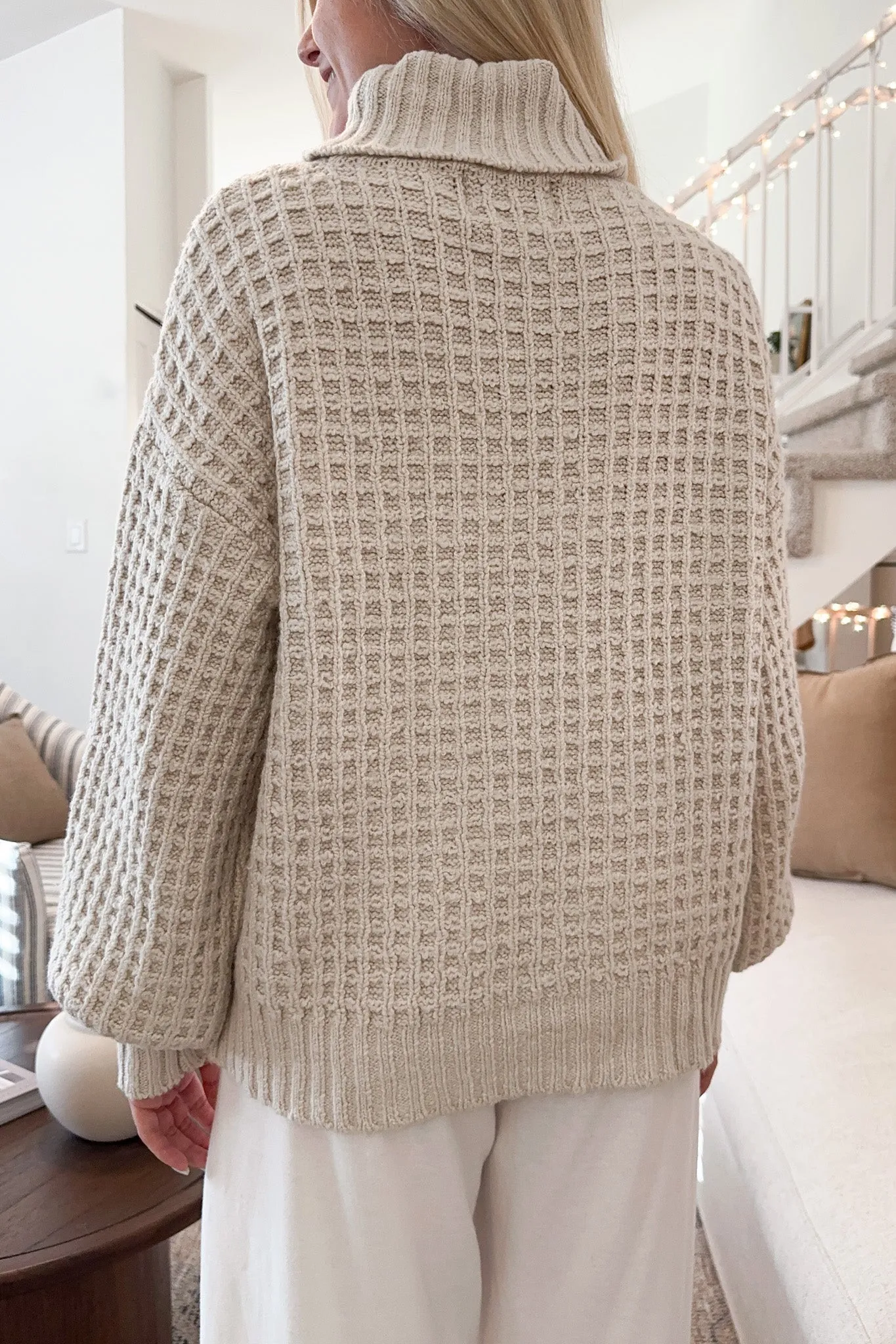 Northern Waffle Knit Oversized Sweater
