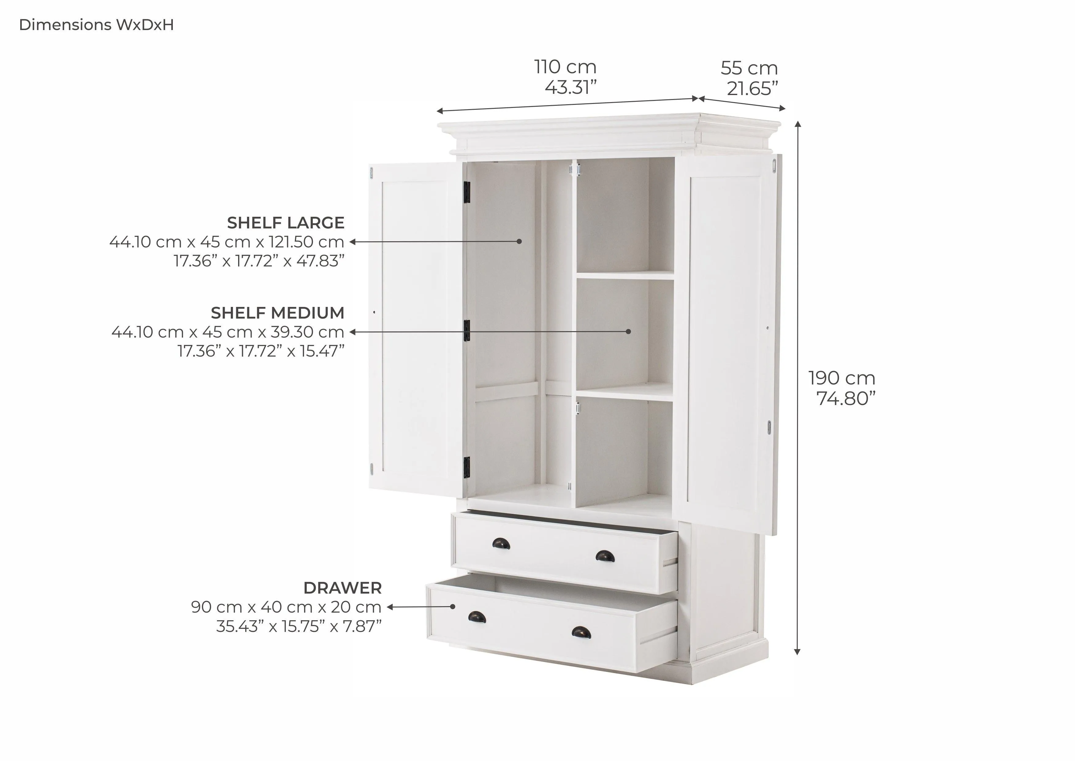 NovaSolo Wardrobe W001