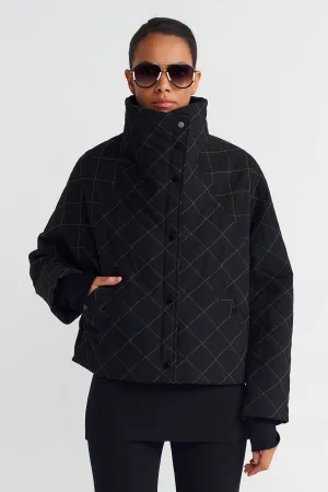 Nu Quilted Jacket Black
