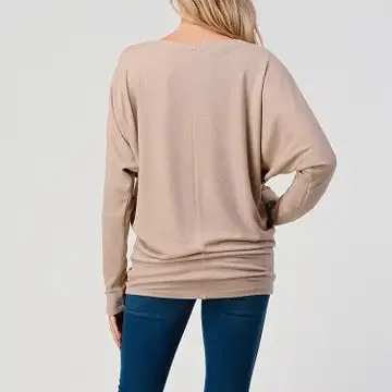 Oatmeal Long Sleeve Sweater