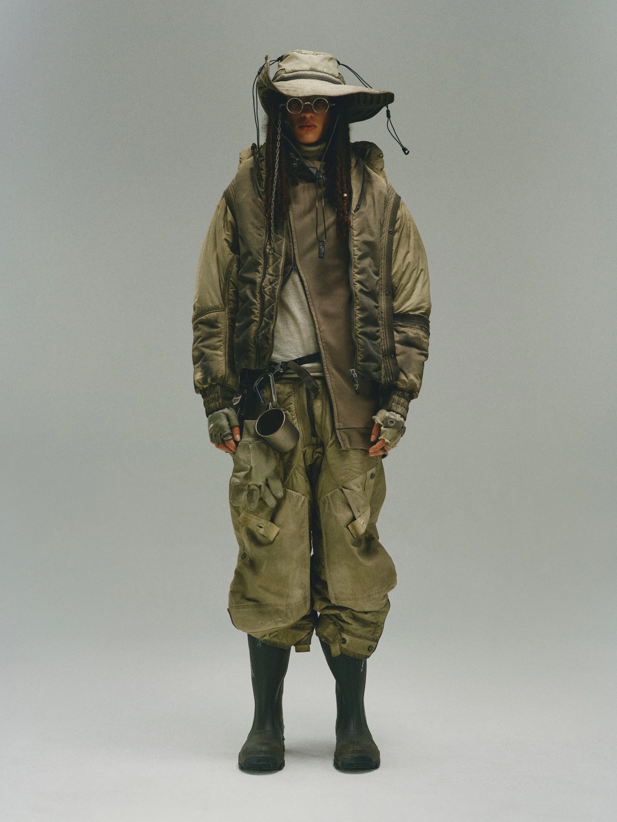 OB / Dual-Form Sleeve Module Bomber Jacket
