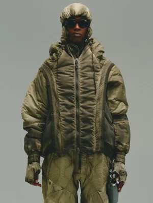 OB / Dual-Form Sleeve Module Bomber Jacket