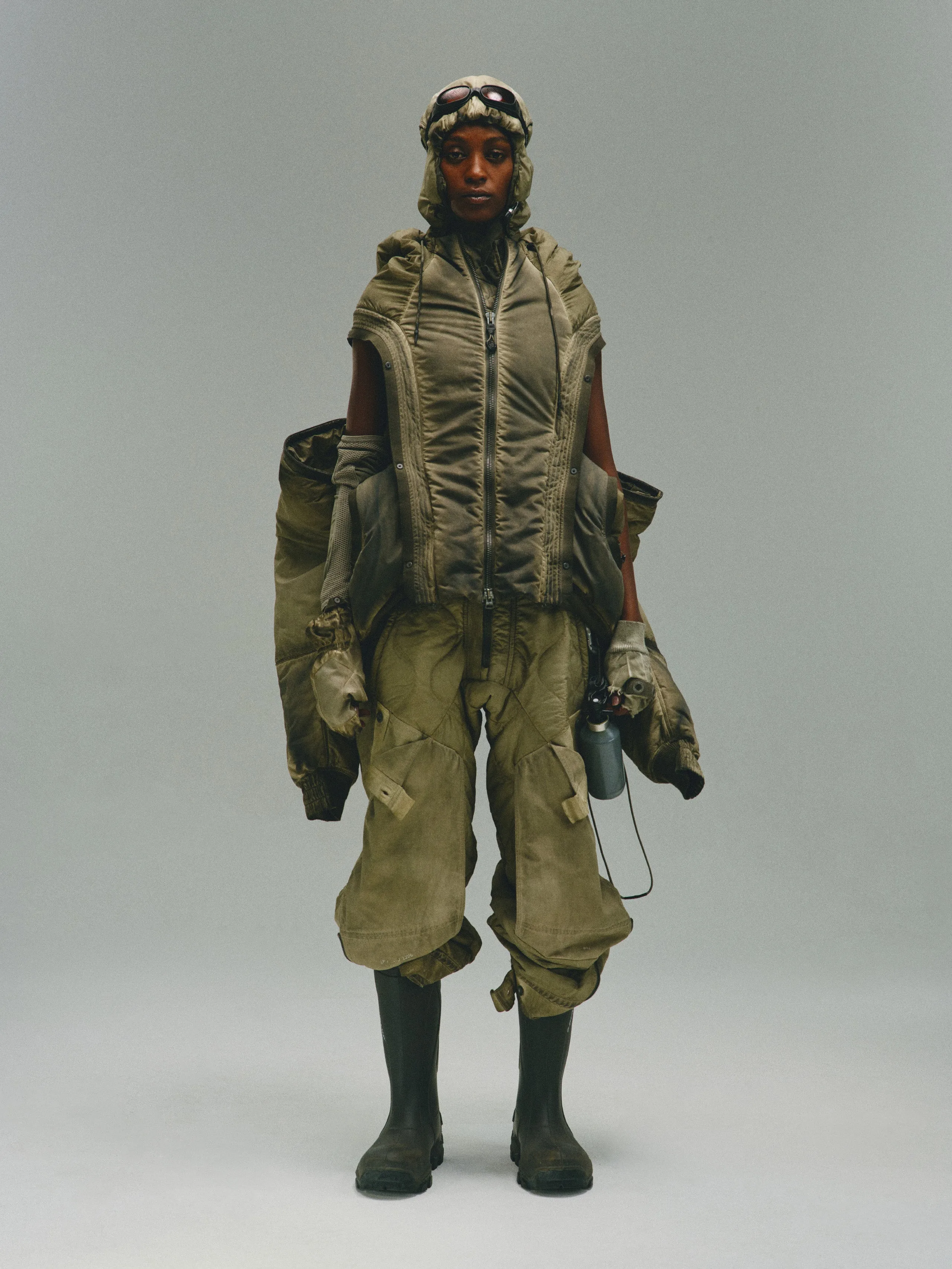 OB / Dual-Form Sleeve Module Bomber Jacket