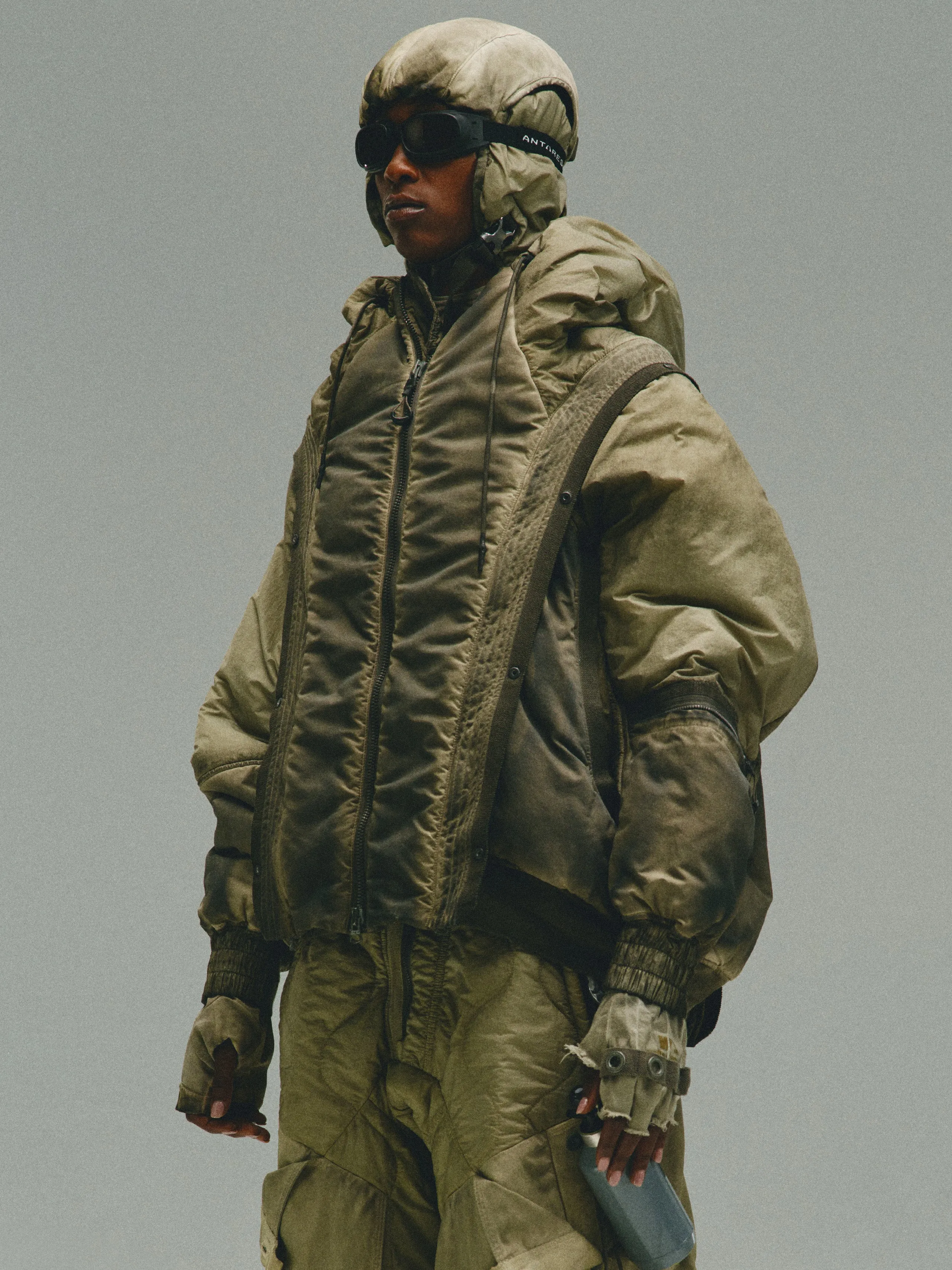 OB / Dual-Form Sleeve Module Bomber Jacket