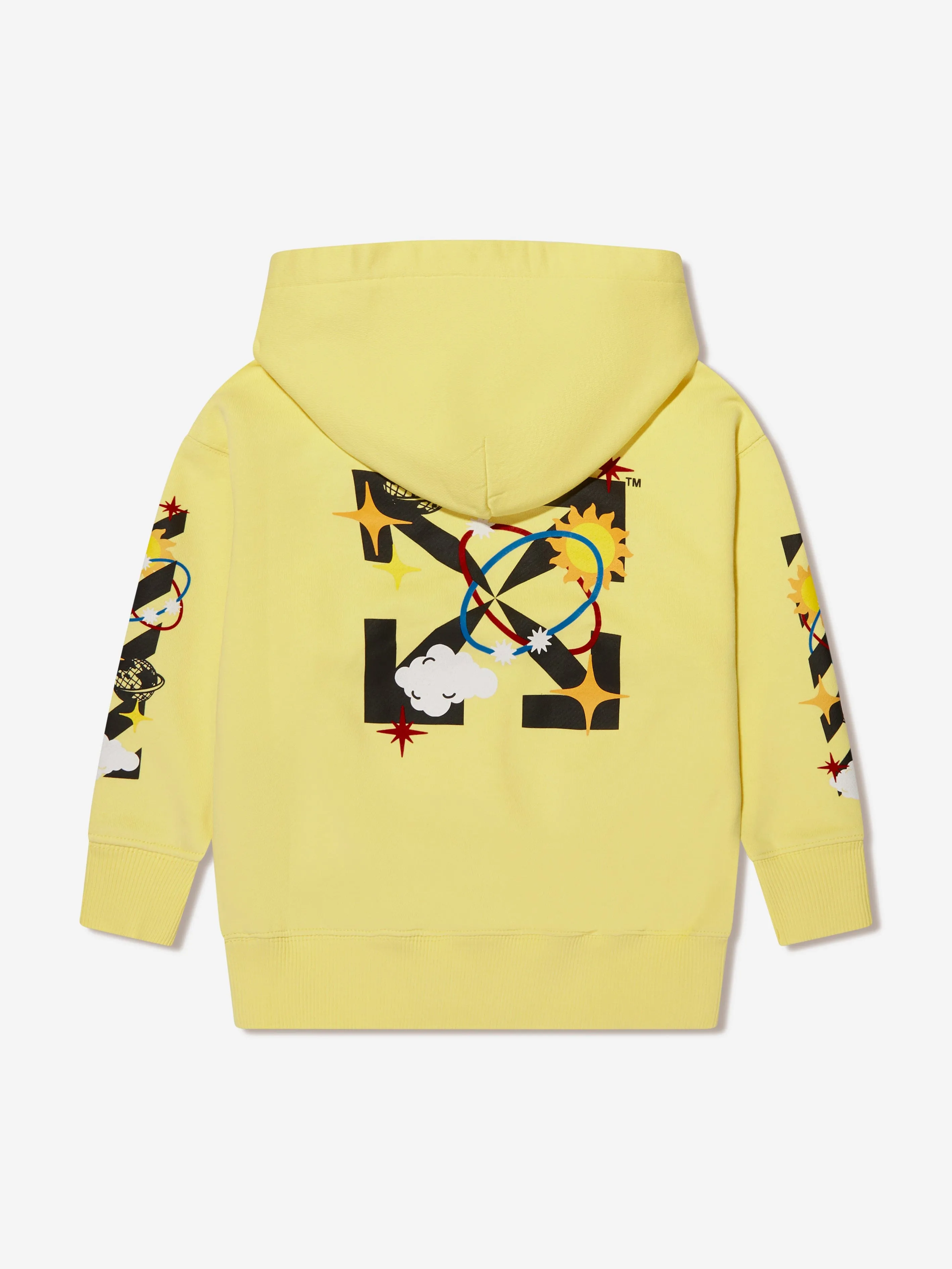 Off-White Boys Off Planets Hoodie in Yellow
