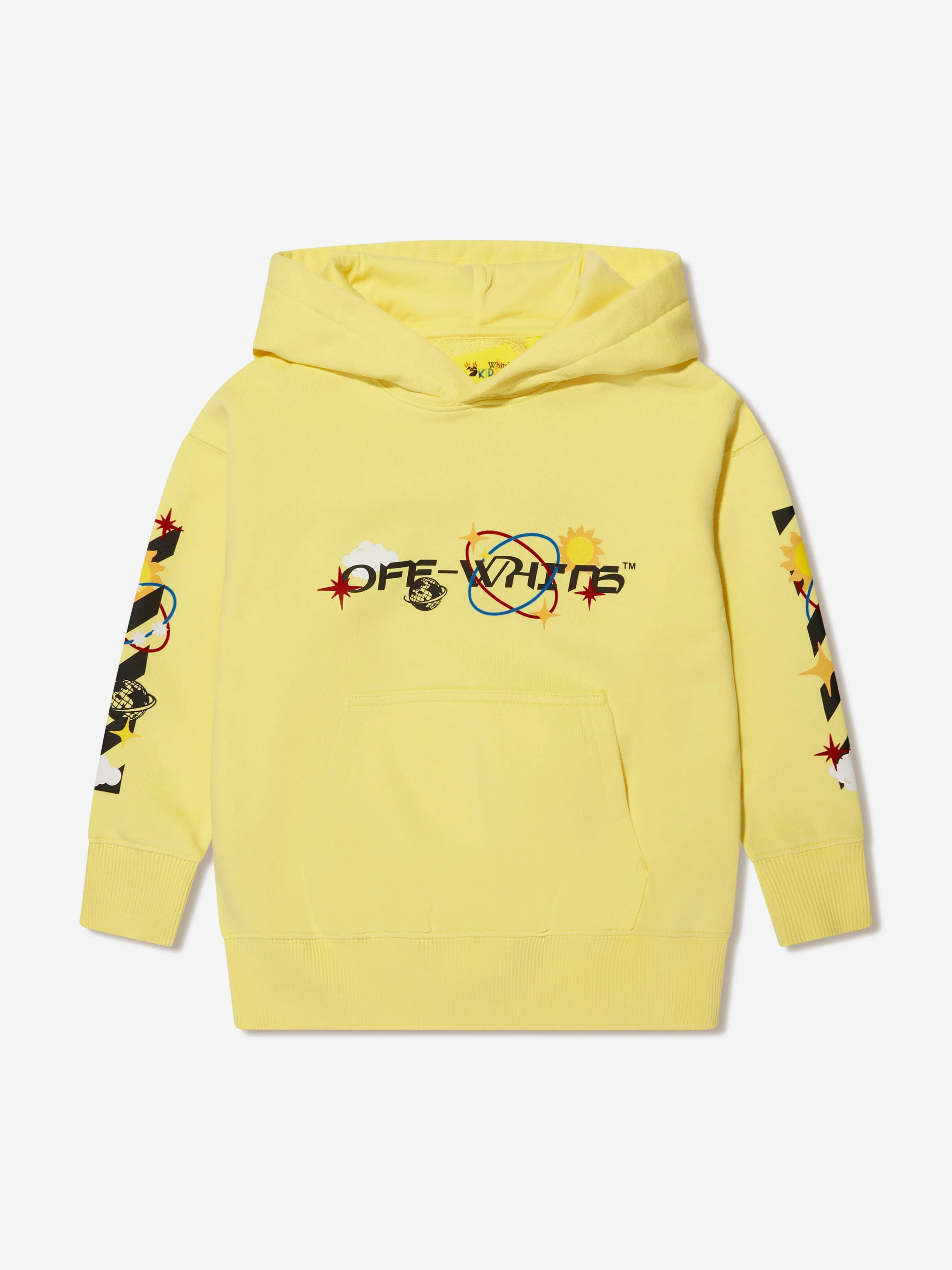Off-White Boys Off Planets Hoodie in Yellow
