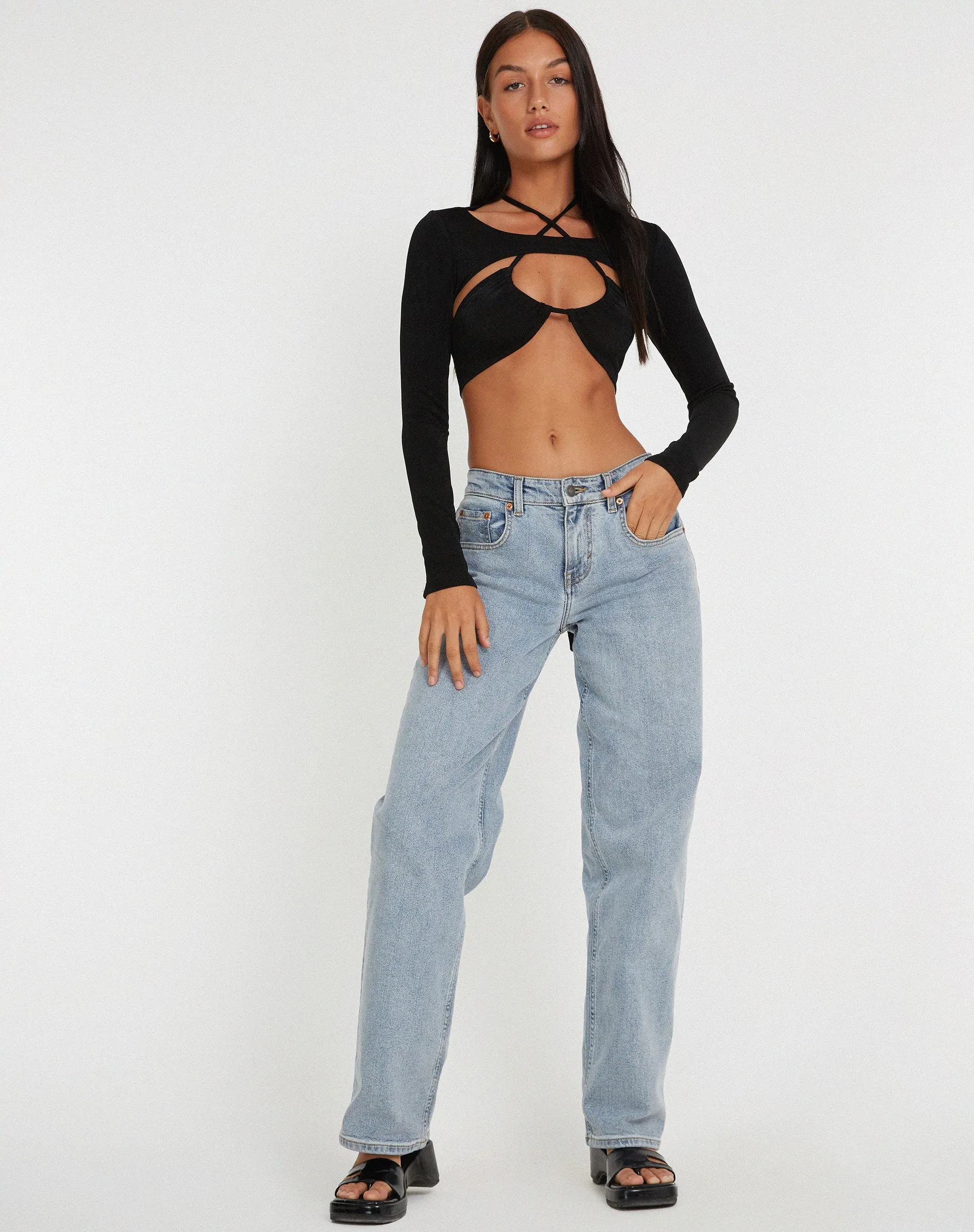 Ofir Crop Top in Black