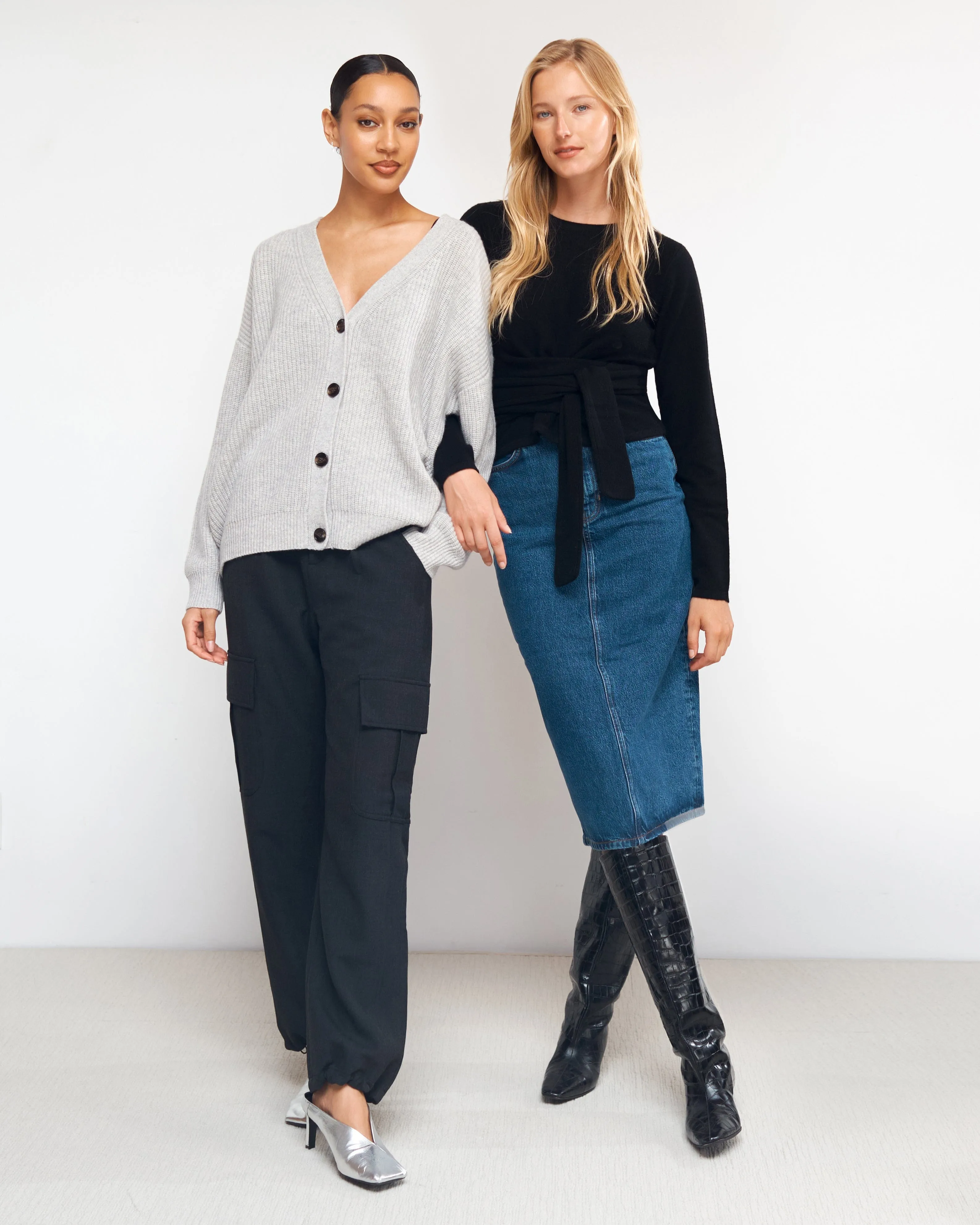 Ola Oversized Cashmere Cardigan