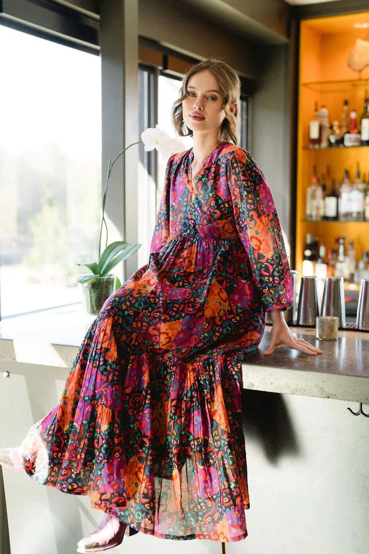 Orchid Dress - Burgundy Rose