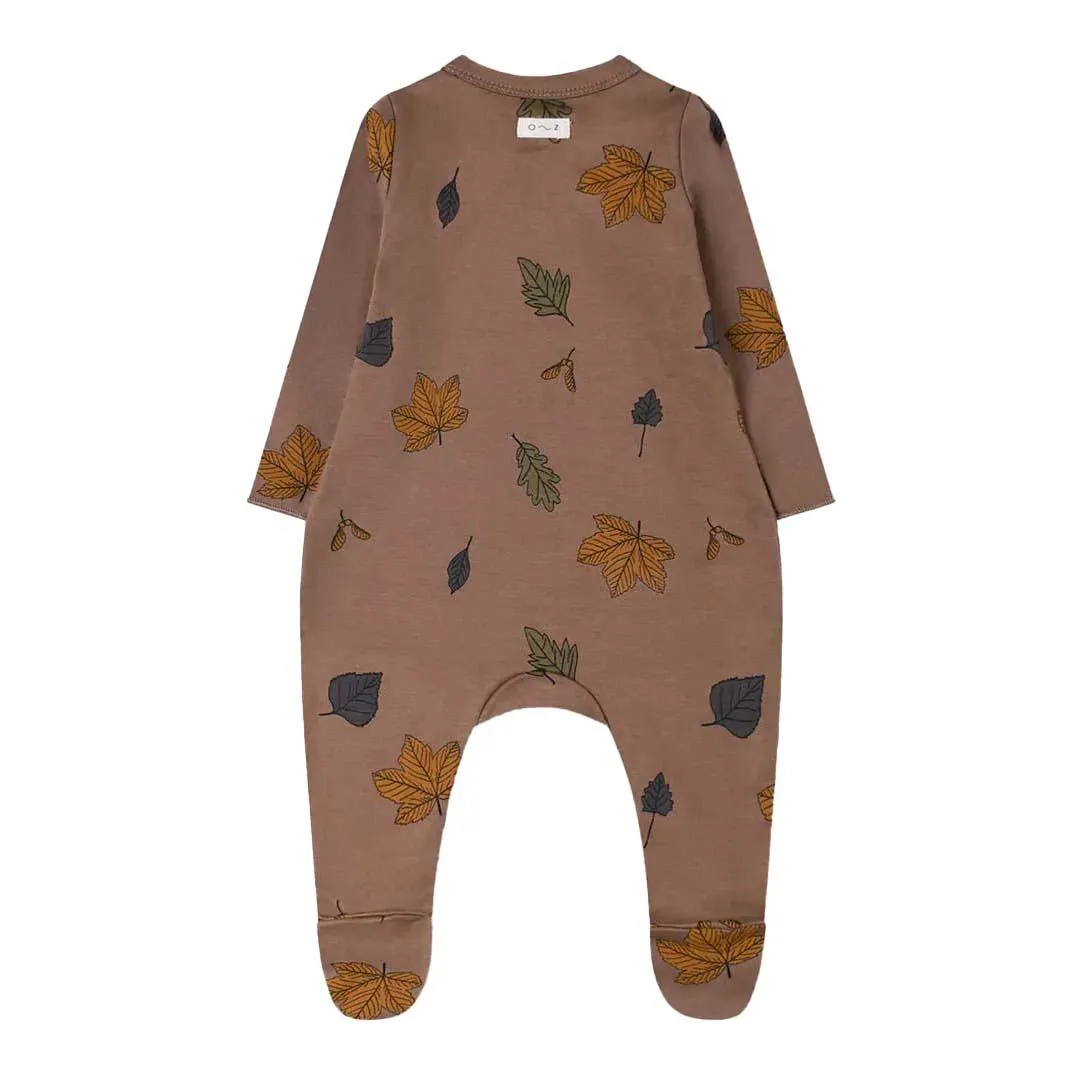 Organic Zoo Suit with Matching Feet - Fall in Love