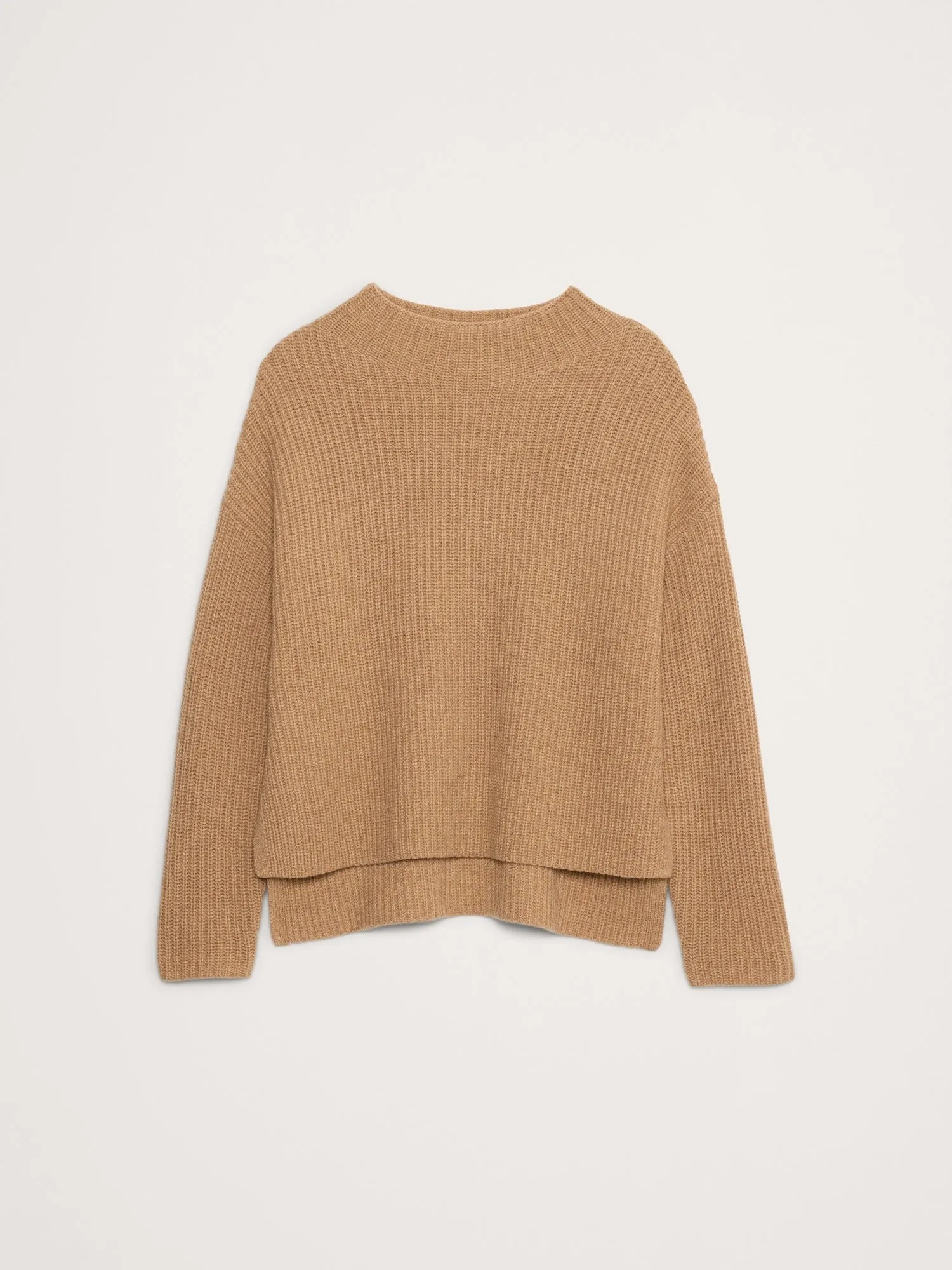 Oversized Wool Ribbed Sweater