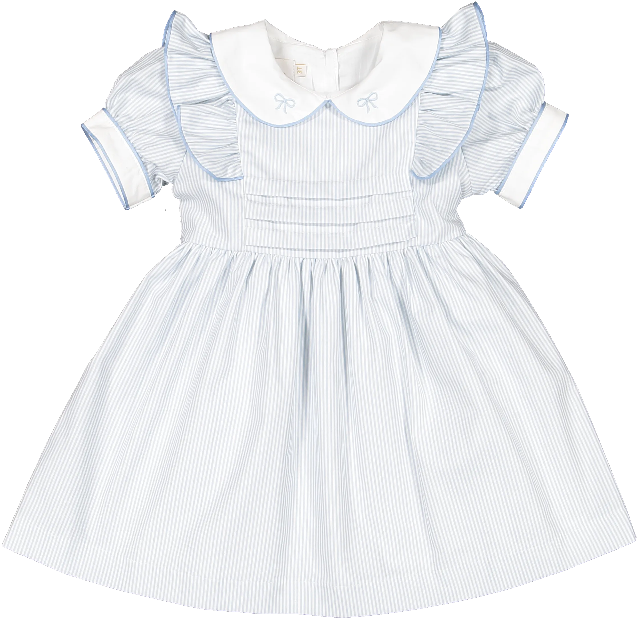 Oxford Bow Dress- Blue