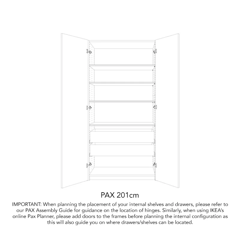 PAX FRAMED WARDROBE