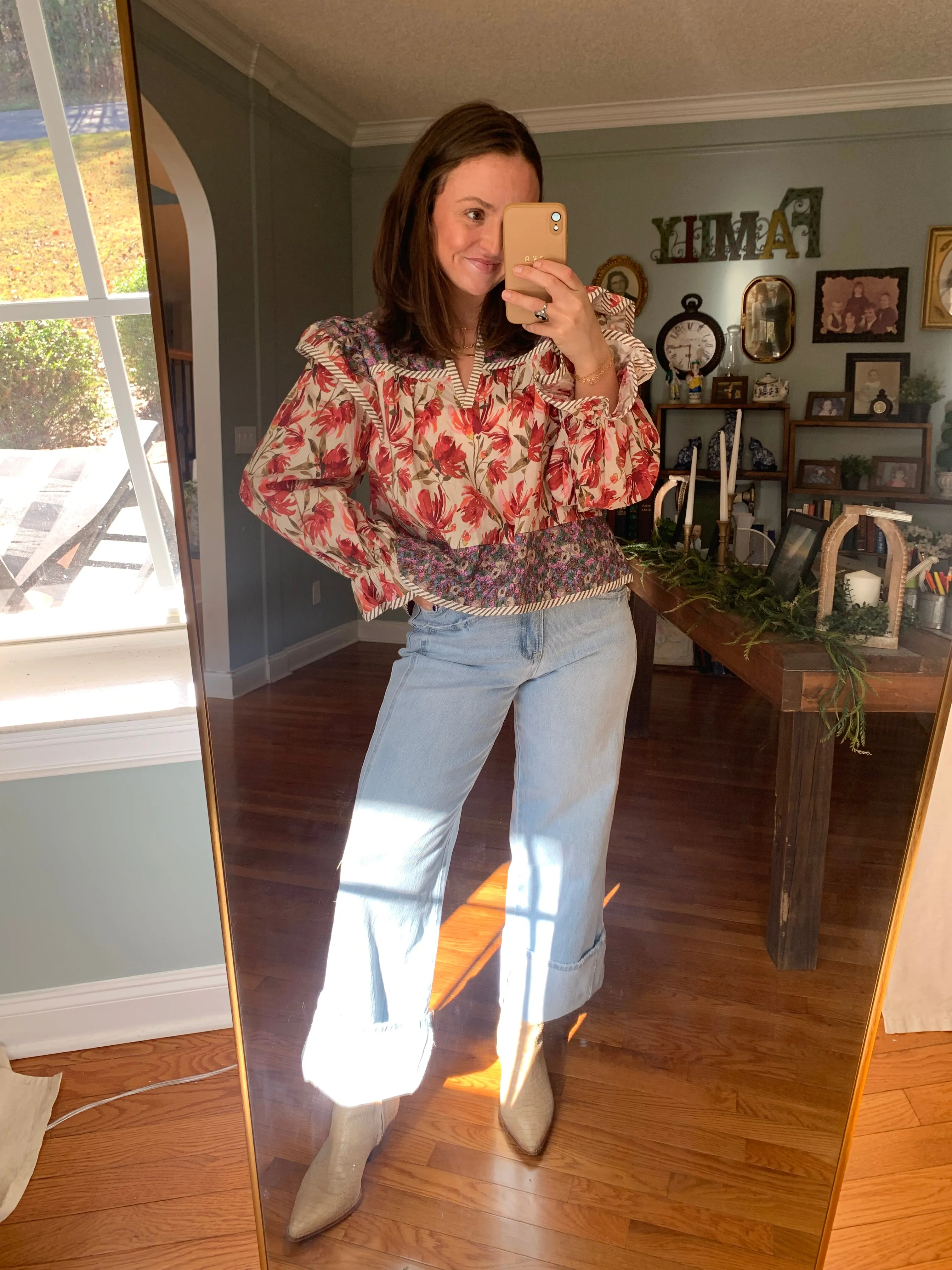 Petal Pique Floral Top
