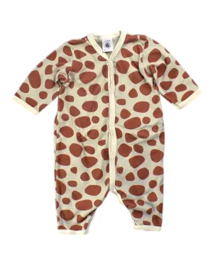 Petit Bateau Long Sleeve Jumpsuit 0-3M