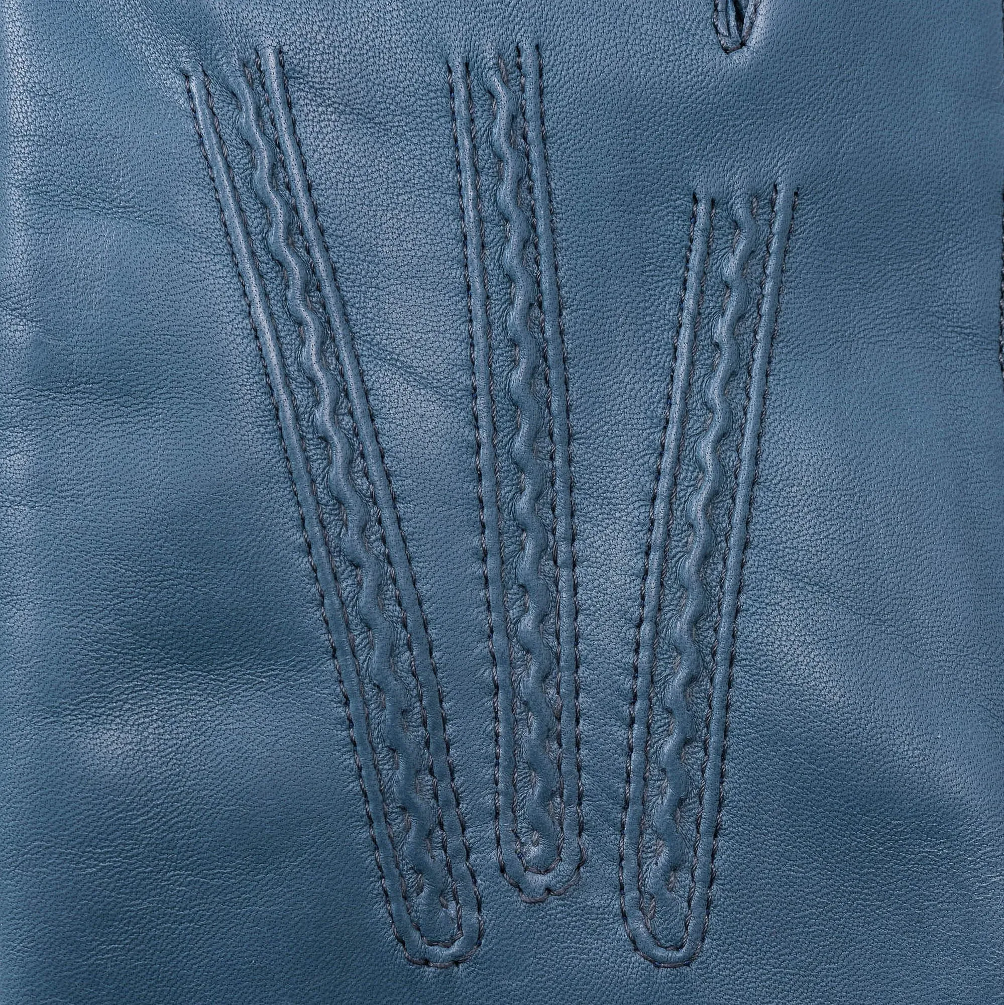 Petrol Blue Lamb Nappa Leather Gloves