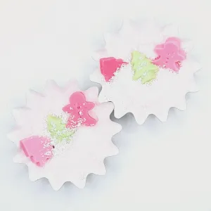 PINK PEPPERMINT SNOW Wax Melt in Liner