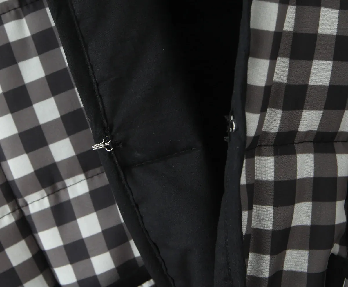 Plaid Quilted Jacket