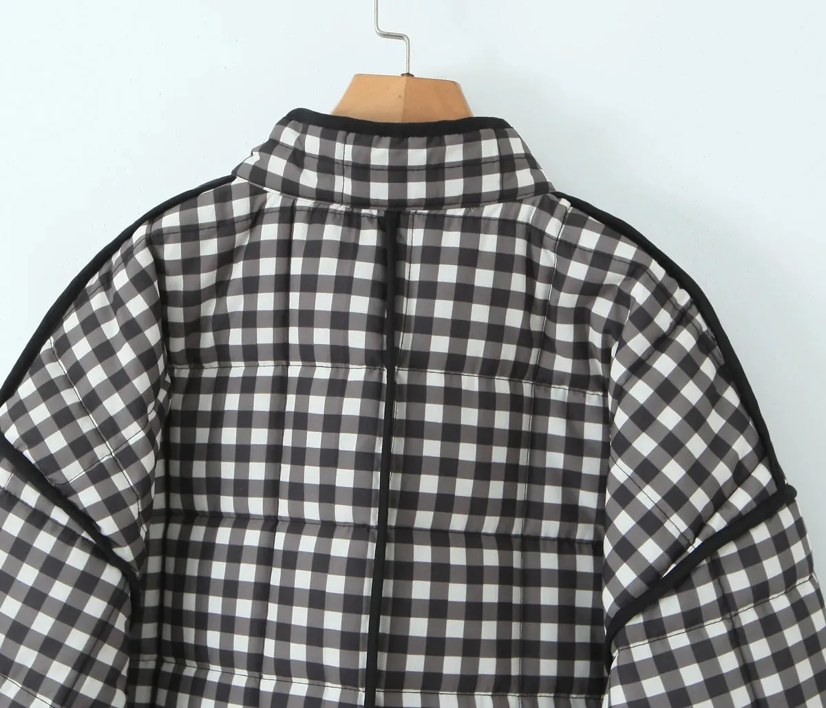 Plaid Quilted Jacket