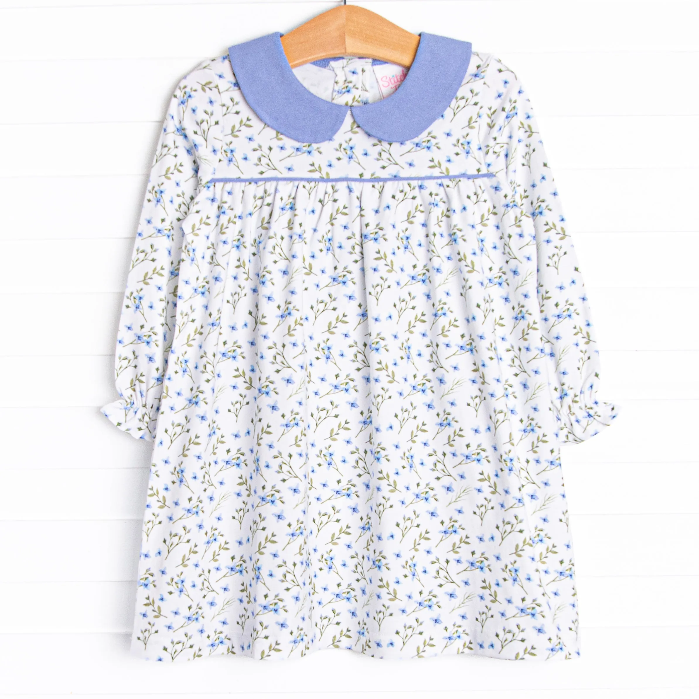 Planted Perfection Dress, Blue