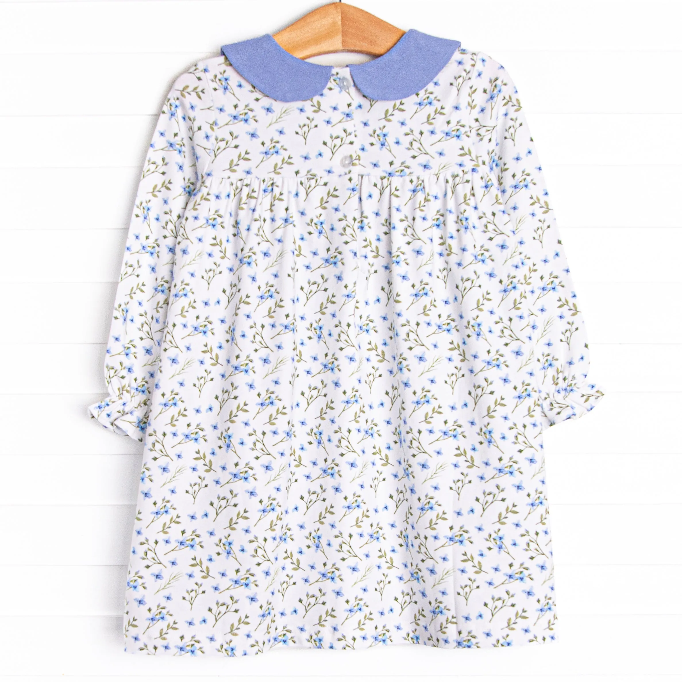 Planted Perfection Dress, Blue