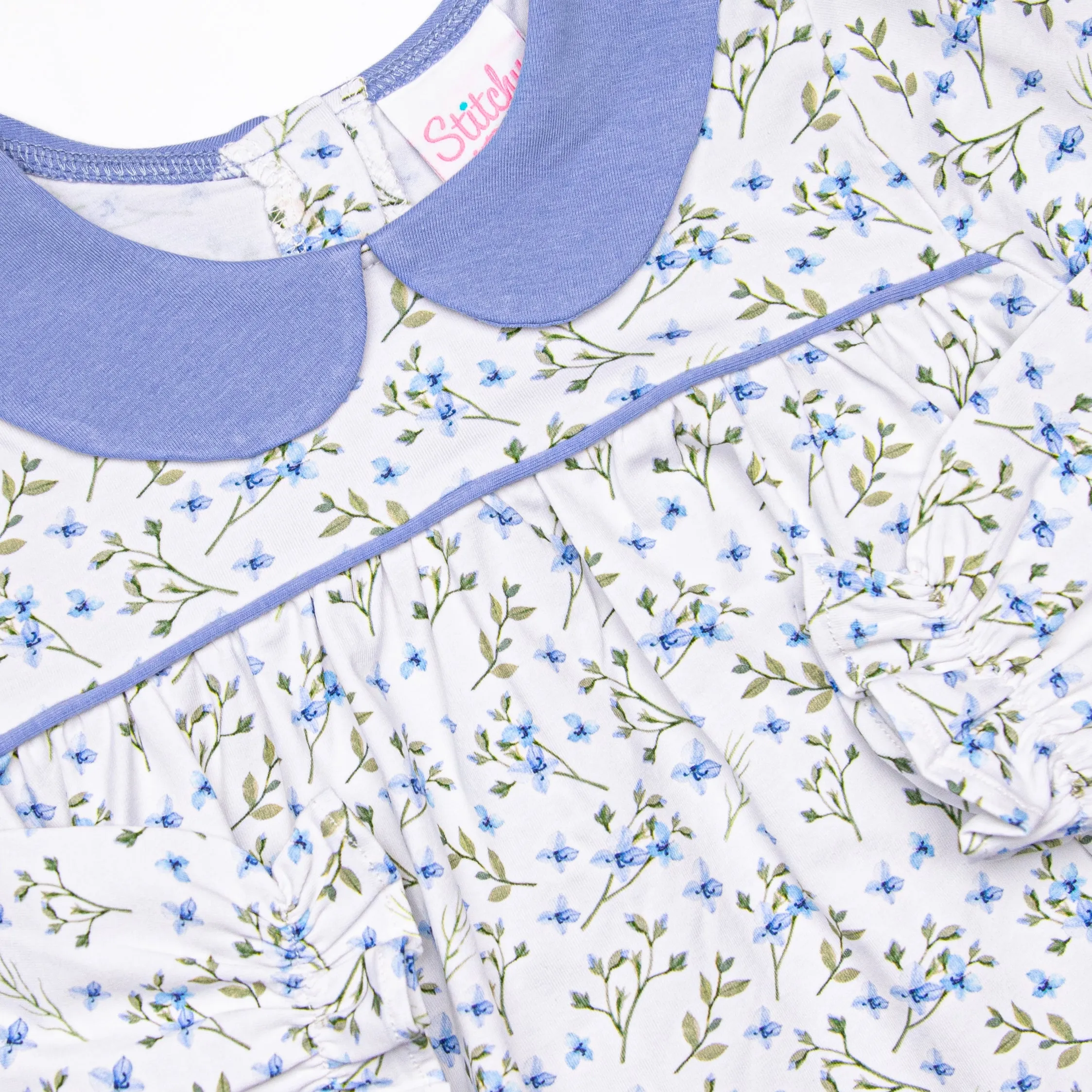 Planted Perfection Dress, Blue