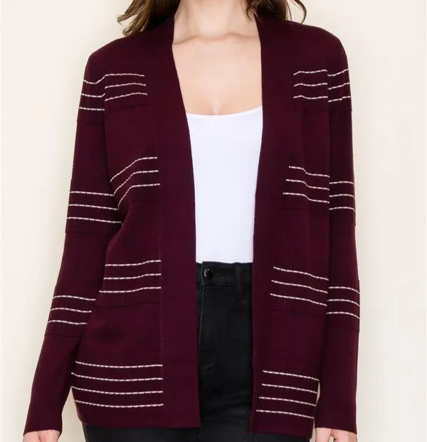 Plum Cardigan