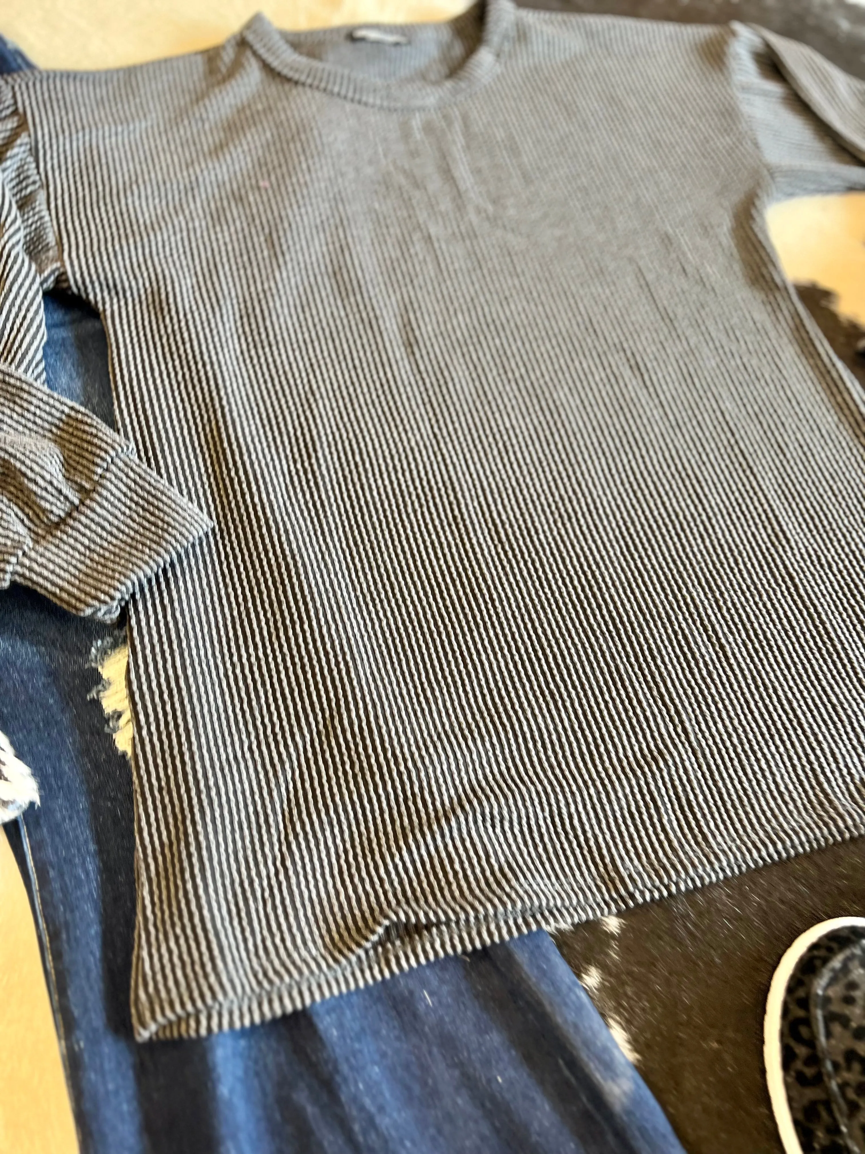 Plus In The Grey Feel Top