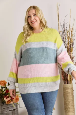PLUS STRIPE TOP