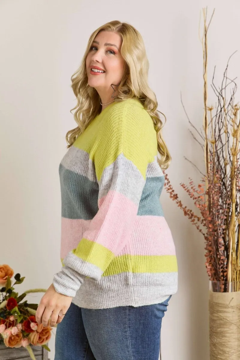 PLUS STRIPE TOP